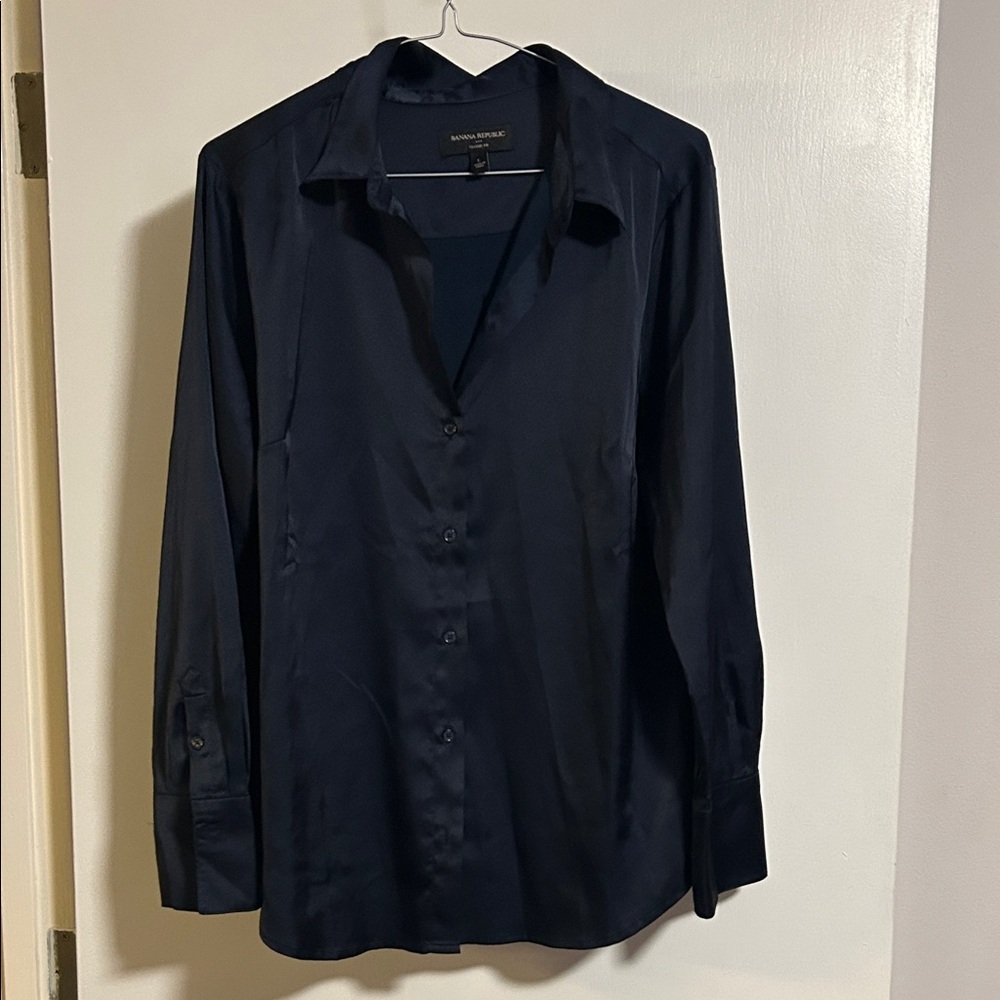 Banana Republic Navy Classic Fit Shirt